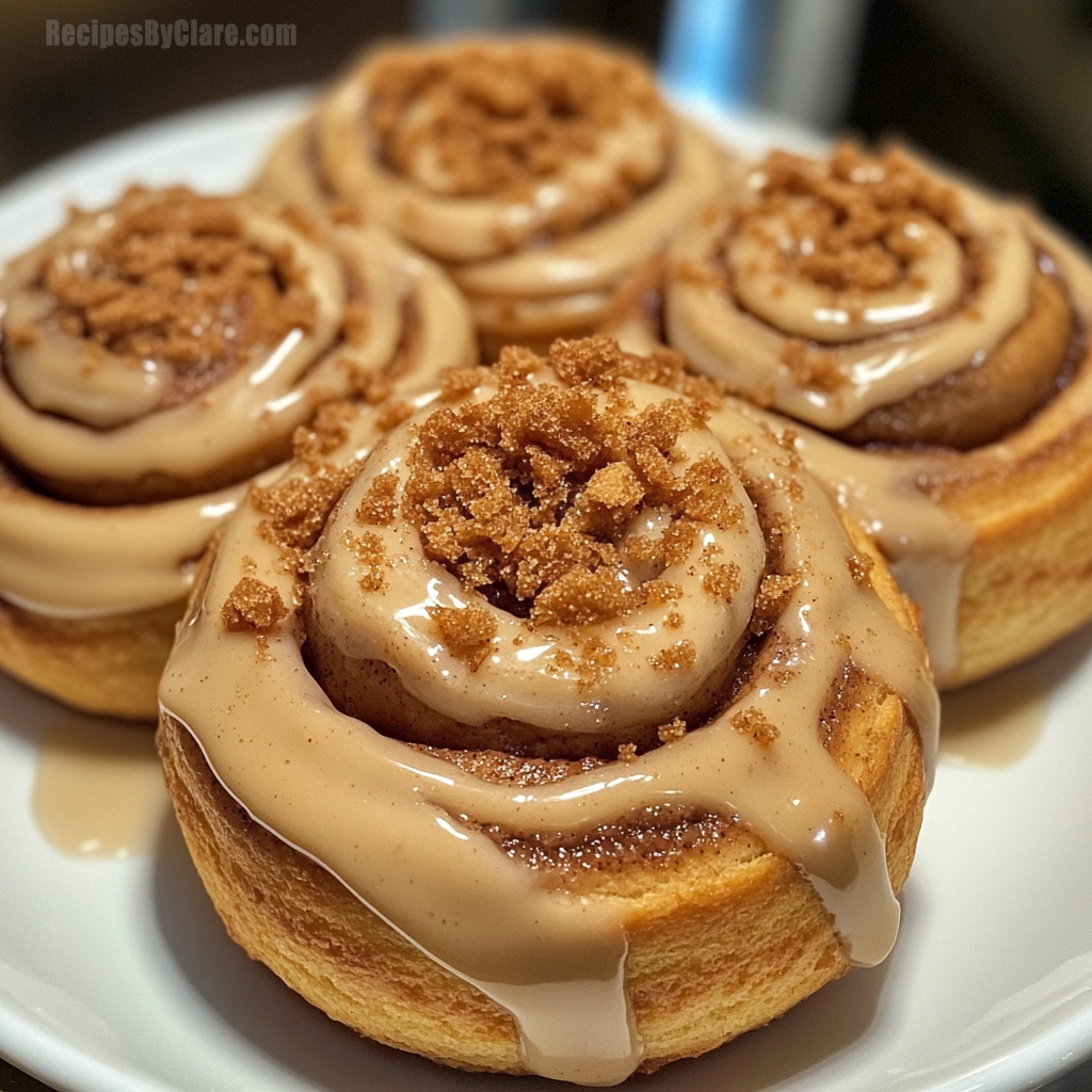 Biscoff Cookie Butter Cinnamon Rolls