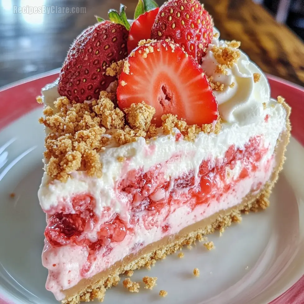 Strawberry Crunch Cheesecake