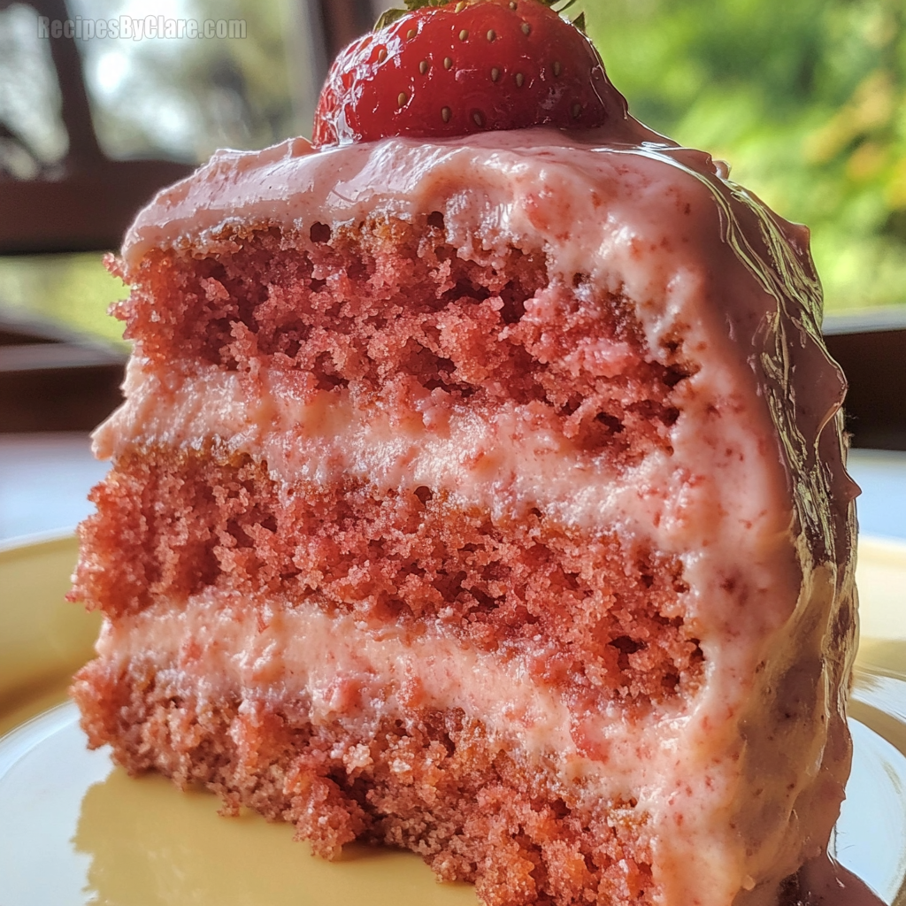 Strawberry Honeybun Cake