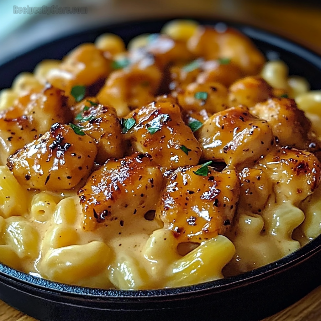 Honey Pepper Chicken Mac and Cheese