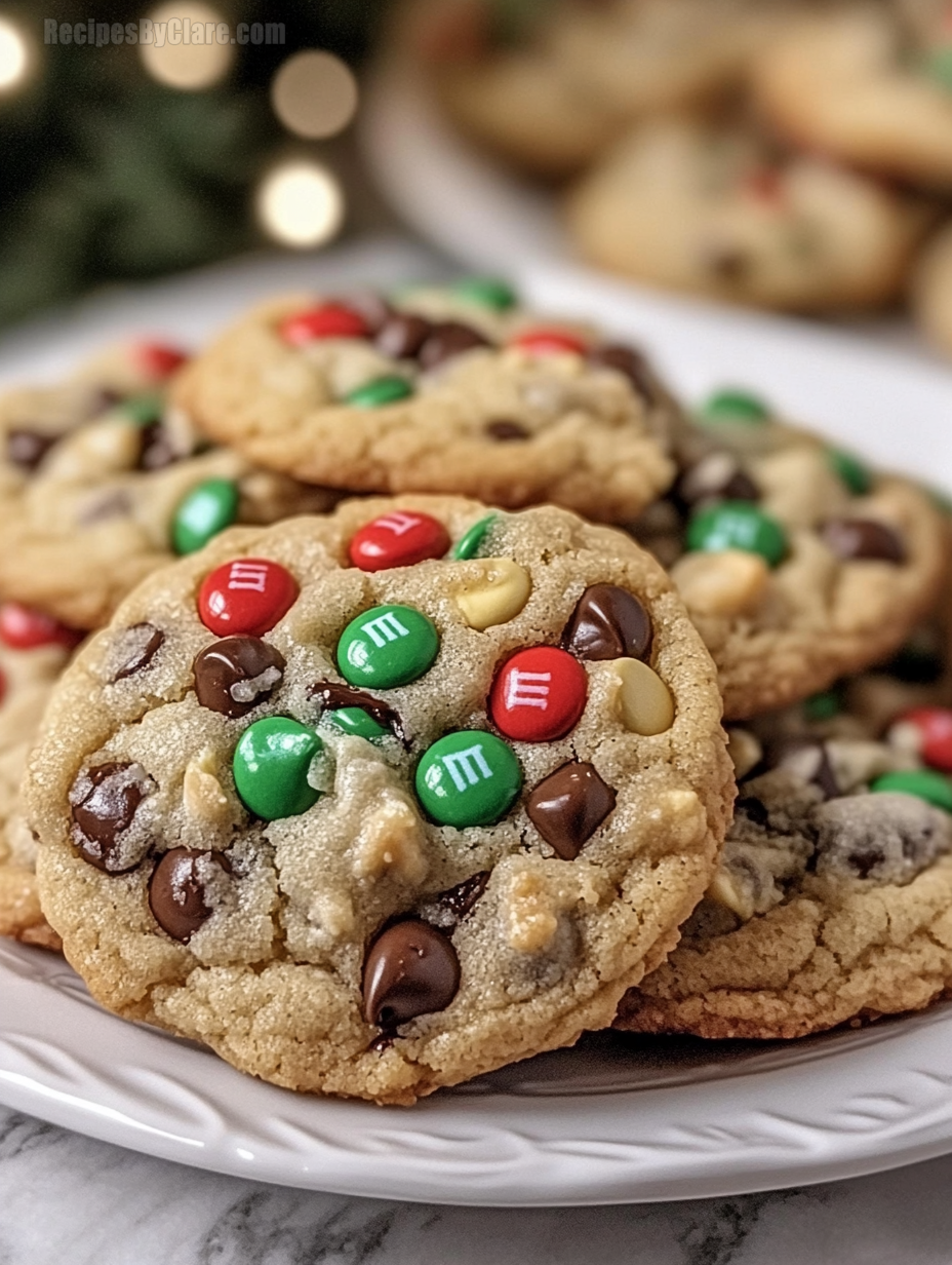 Christmas Chocolate Chip Cookies