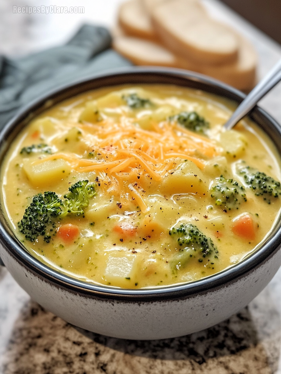 Broccoli Potato Cheese Soup