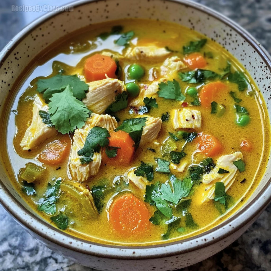 Anti-Inflammatory Turmeric Chicken Soup