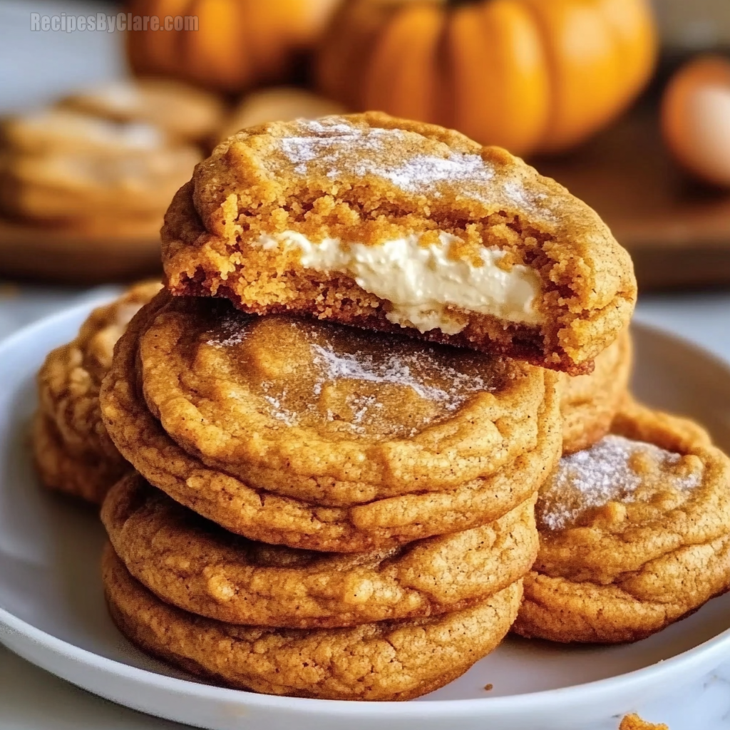 Pumpkin Cheesecake Cookies