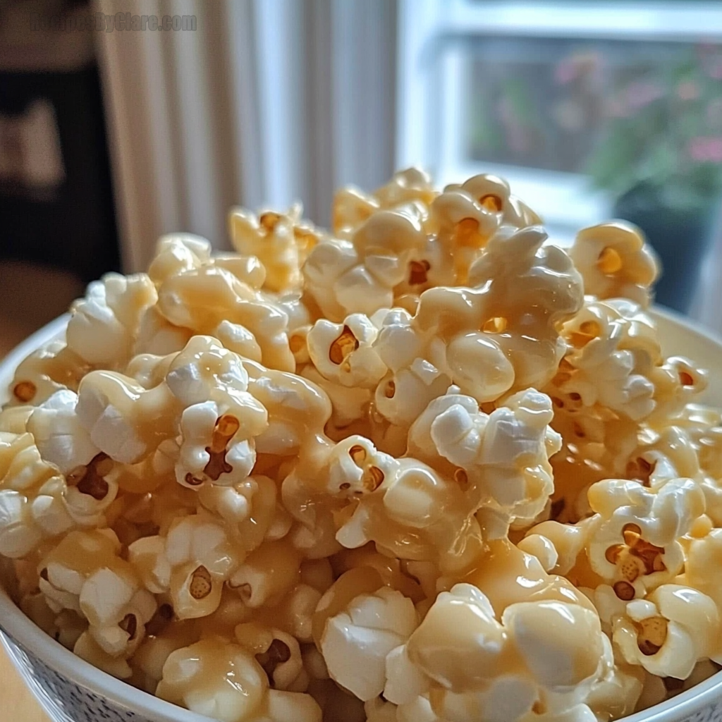 Homemade Caramel Popcorn