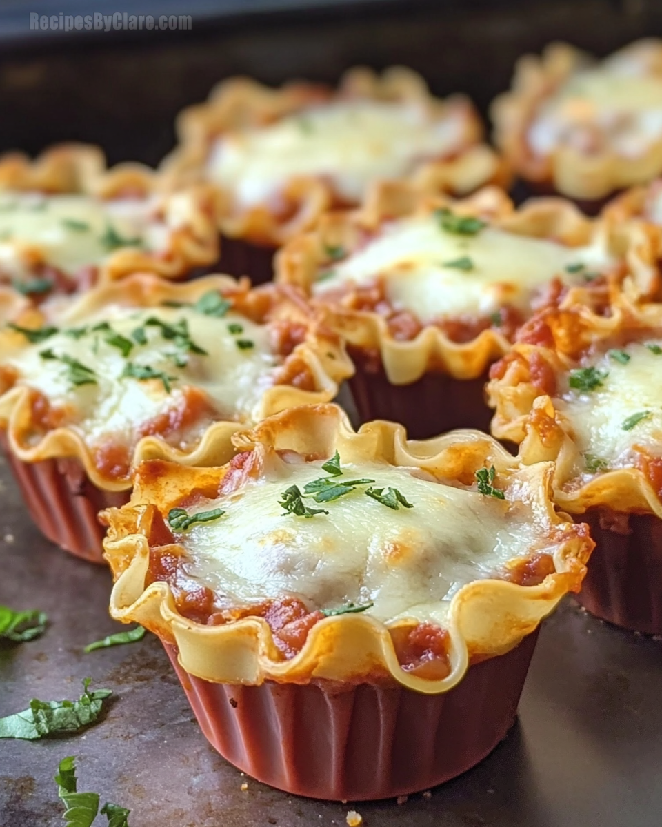 Petite Lasagna Cups