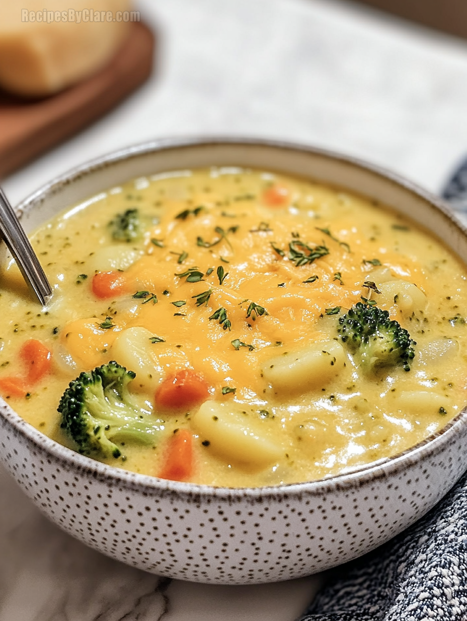 Broccoli Potato Cheese Soup