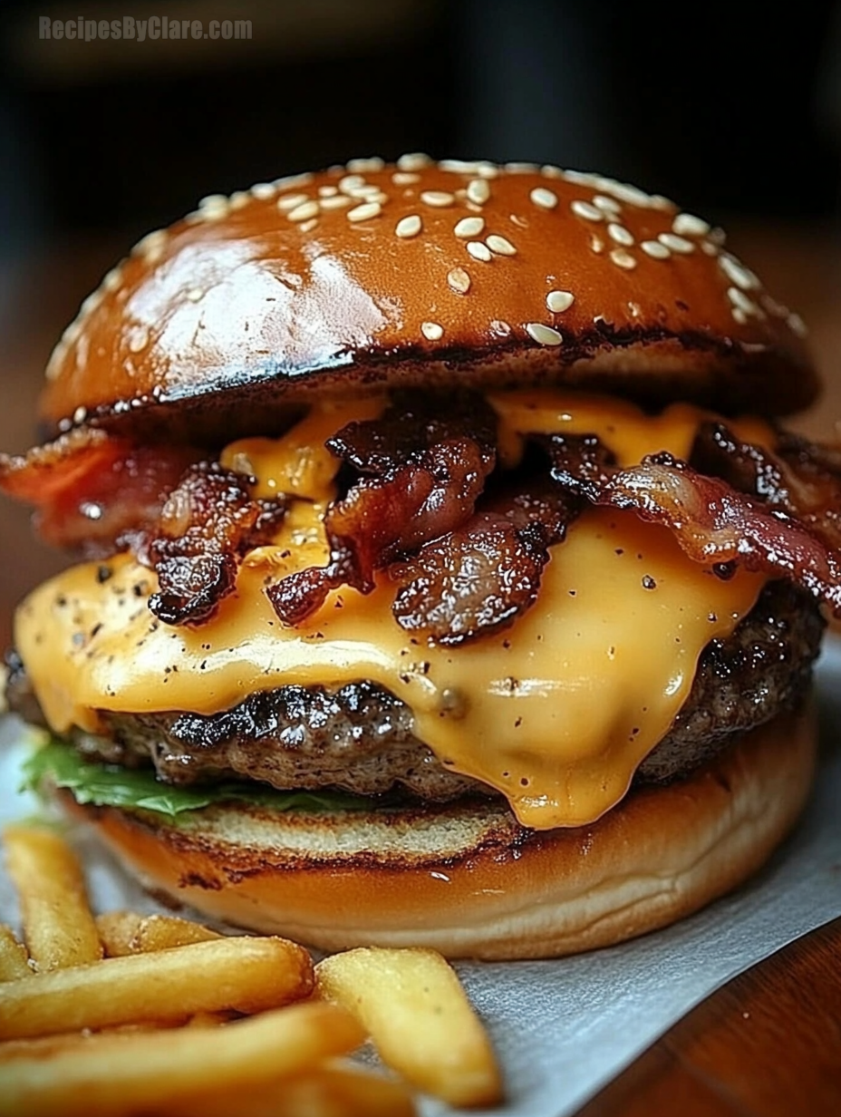 Cheesy Bacon Burger Delight