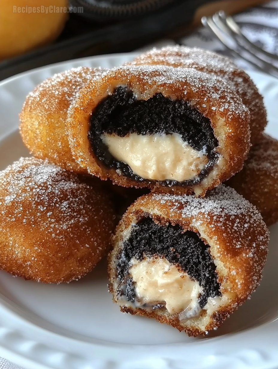 Churro Cheesecake Deep Fried Oreos