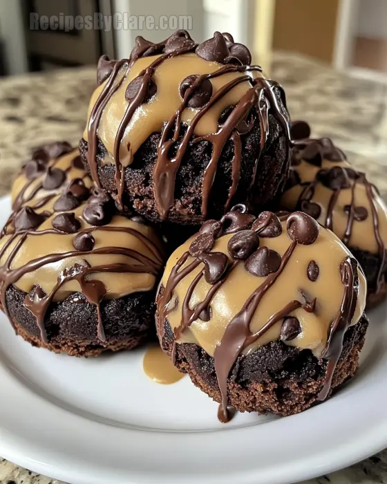 Chocolate Chip Cookie Dough Brownie Bombs