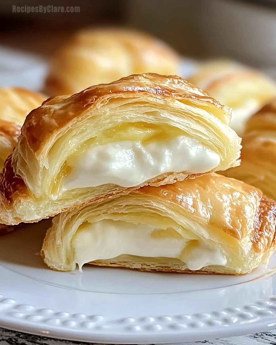 Lemon Cheesecake Crescent Rolls