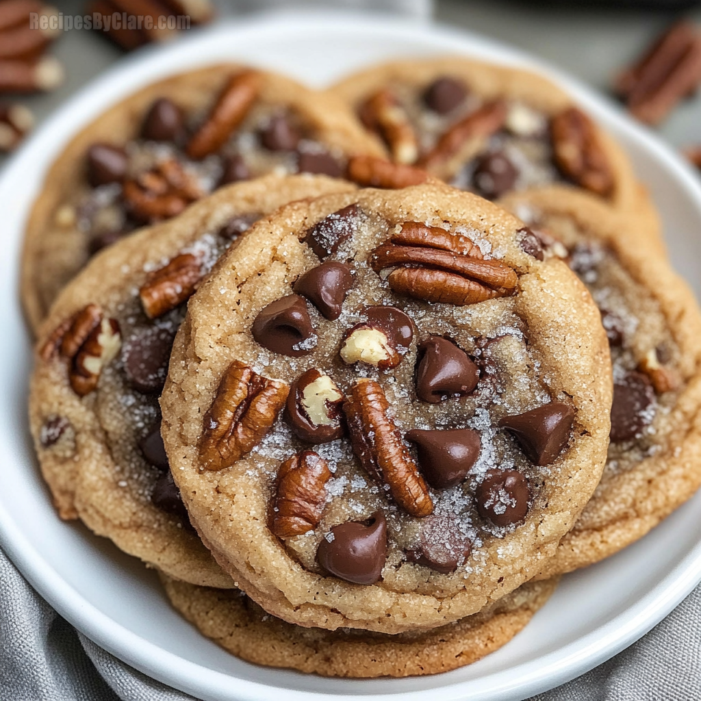 Cinnamon Sugar Praline Chocolate Chip Cookies