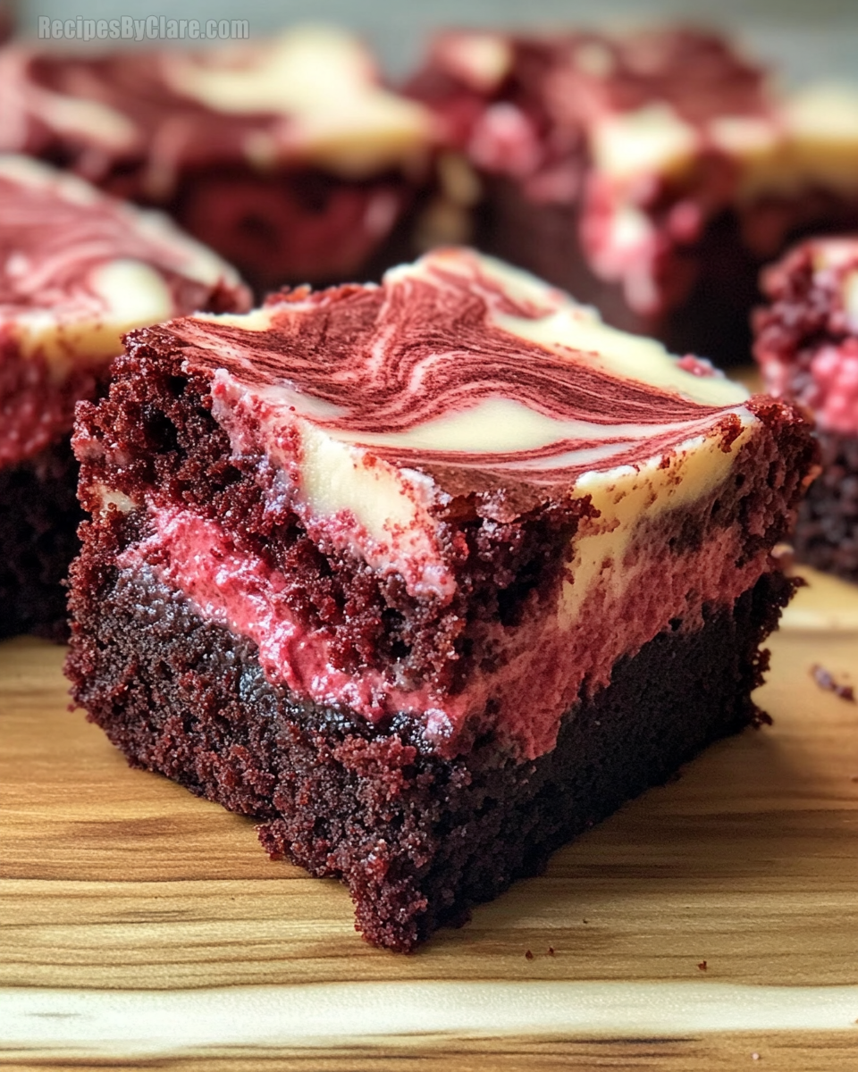 Red Velvet Cheesecake Brownies