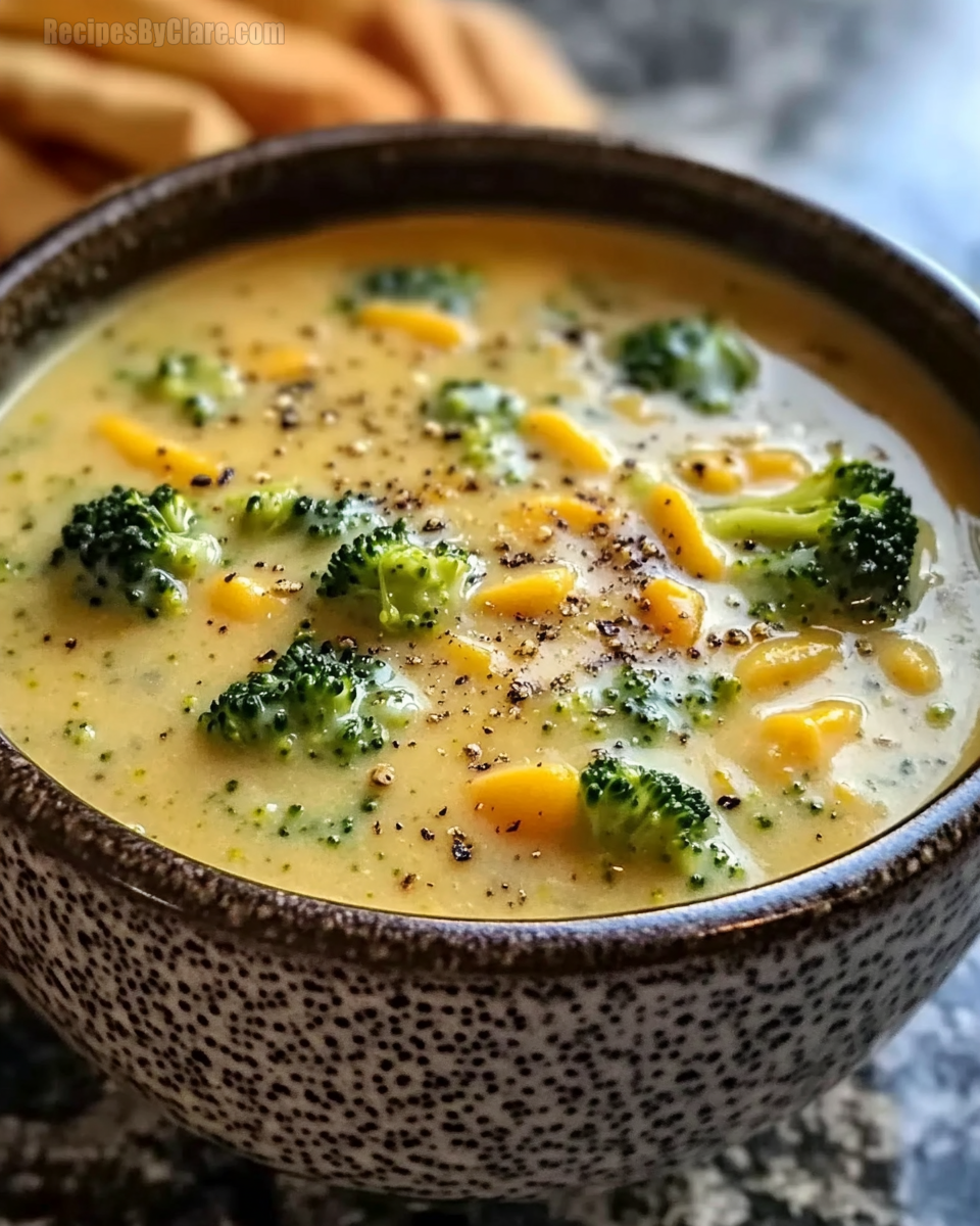 Panera-Style Broccoli Cheese Soup