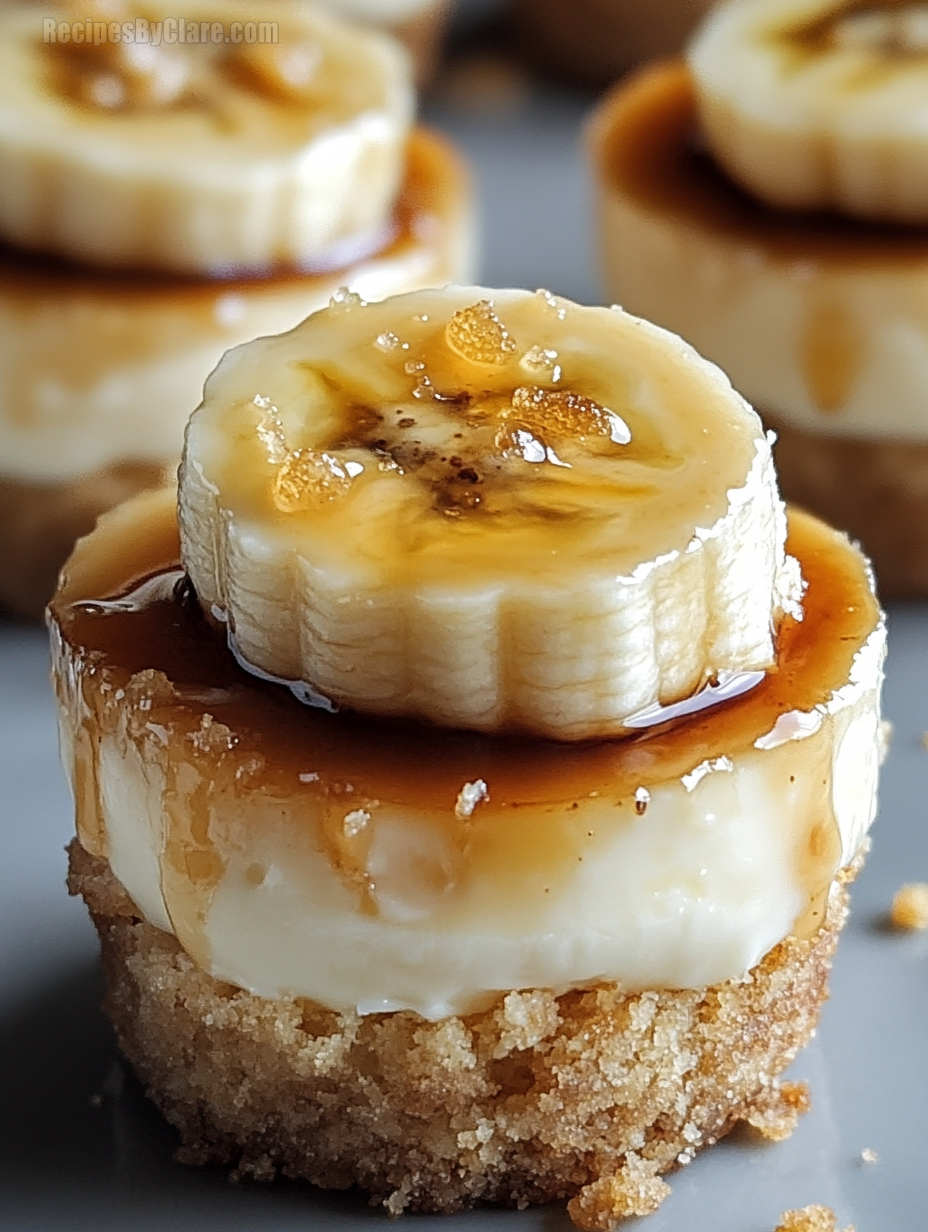 Banana Foster Cheesecake Cups