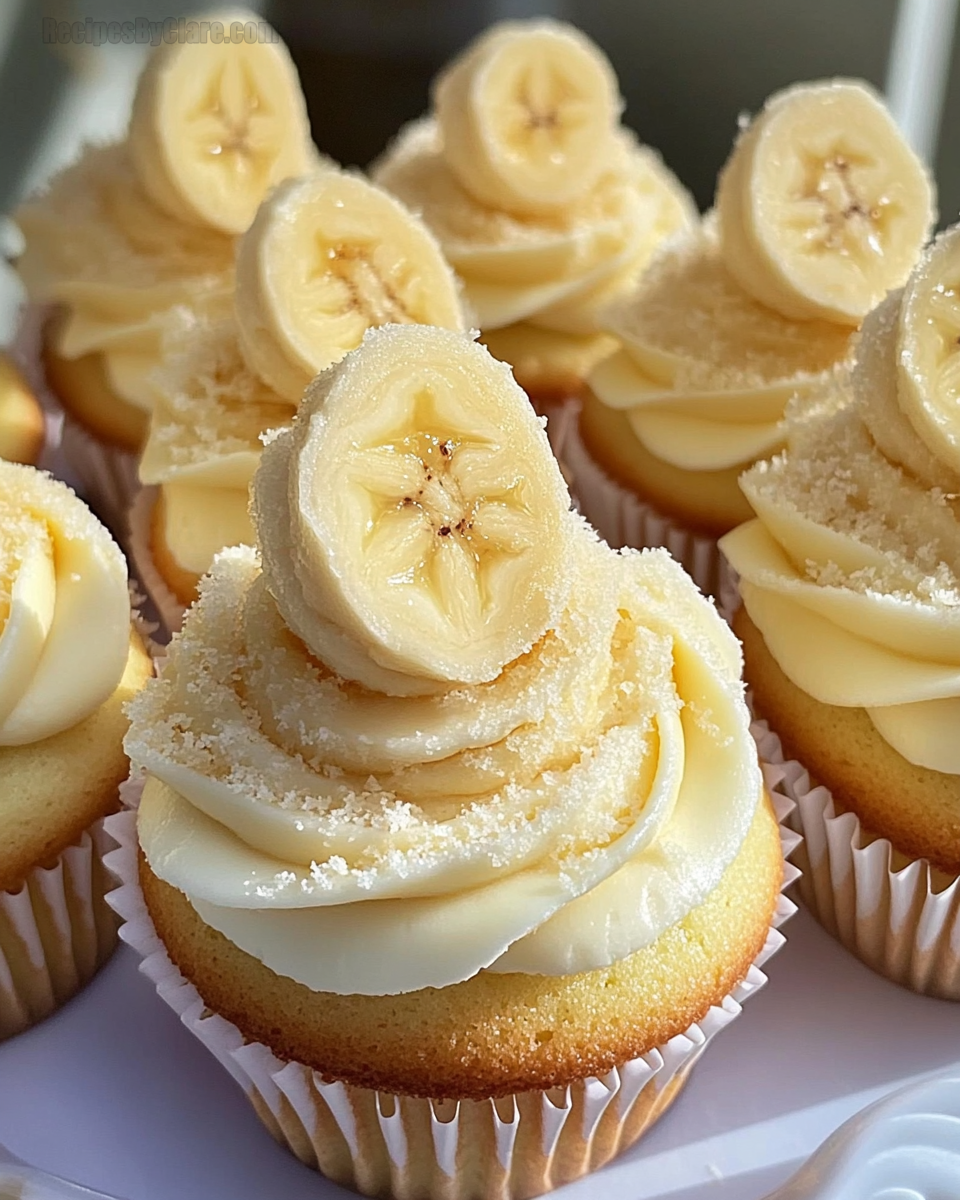 Banana Cream Cupcakes