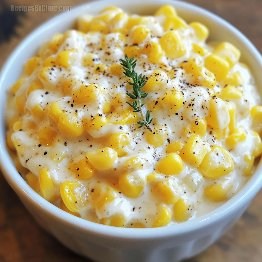 Slow Cooker Creamed Corn