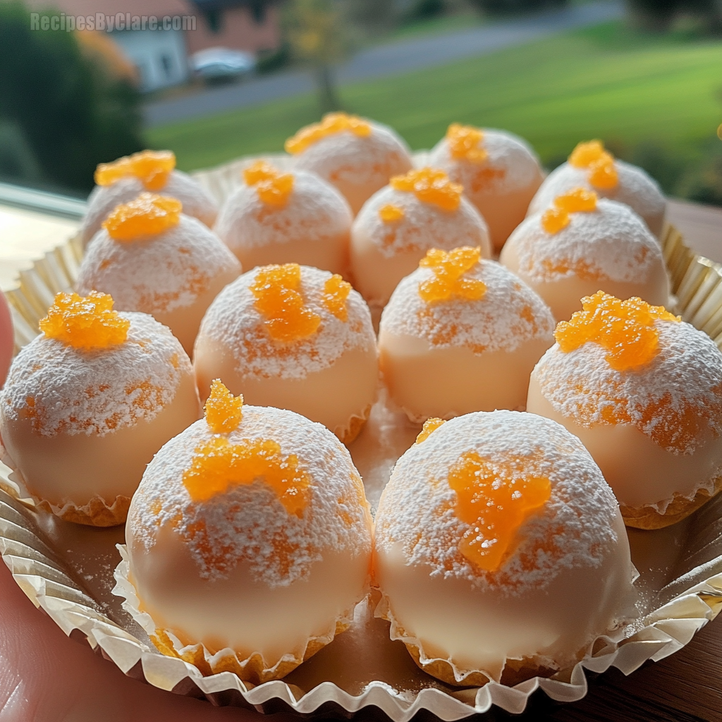 Orange Creamsicle Truffles