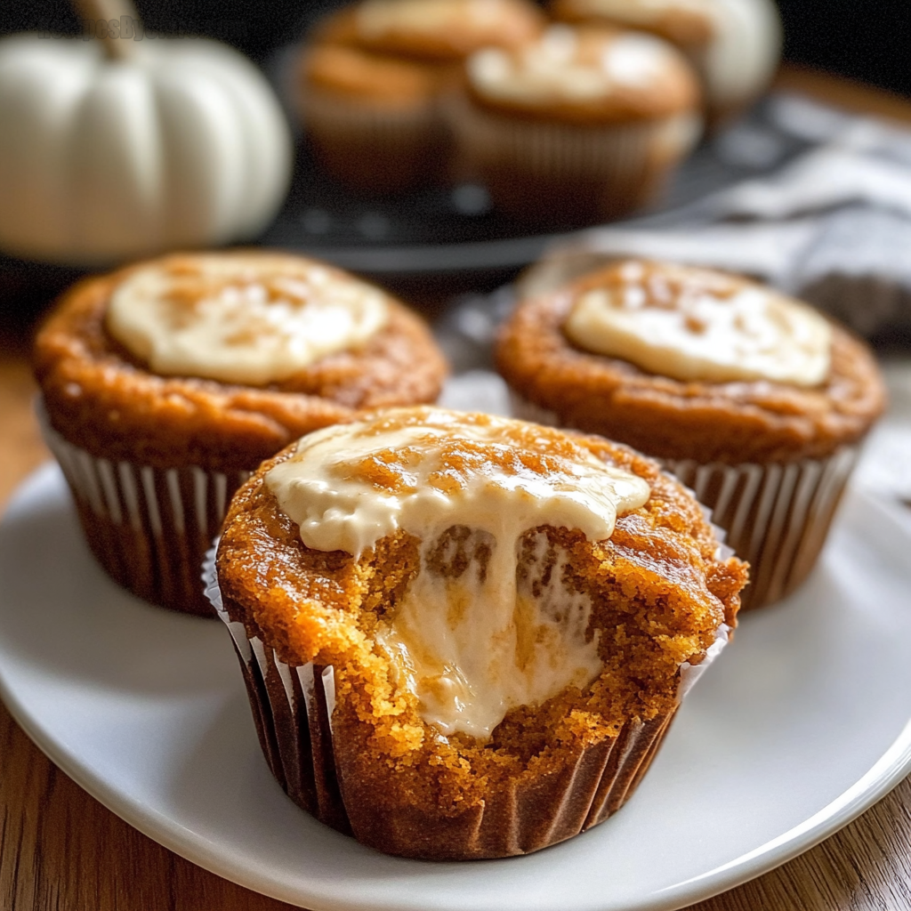 Pumpkin Cream Cheese Muffins