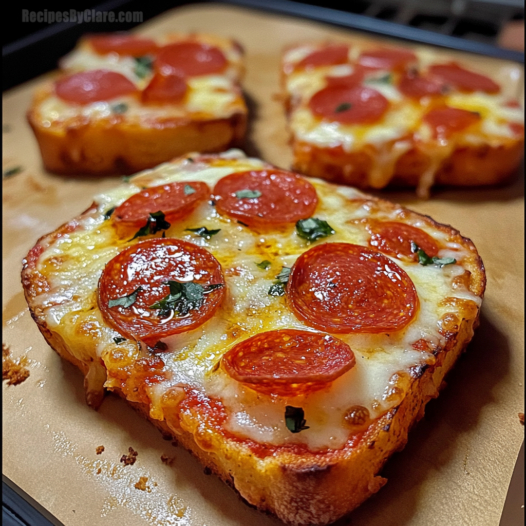 Texas Toast Pizza In The Air Fryer