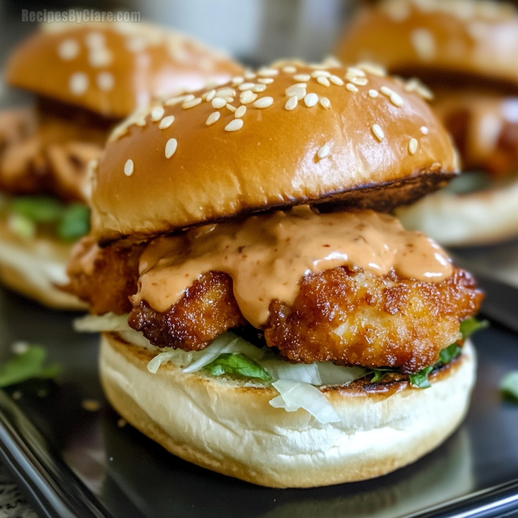 Bang Bang Chicken Sliders