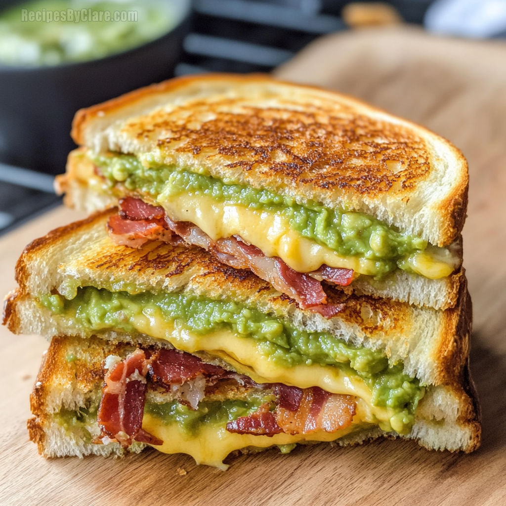 Bacon Guacamole Grilled Cheese