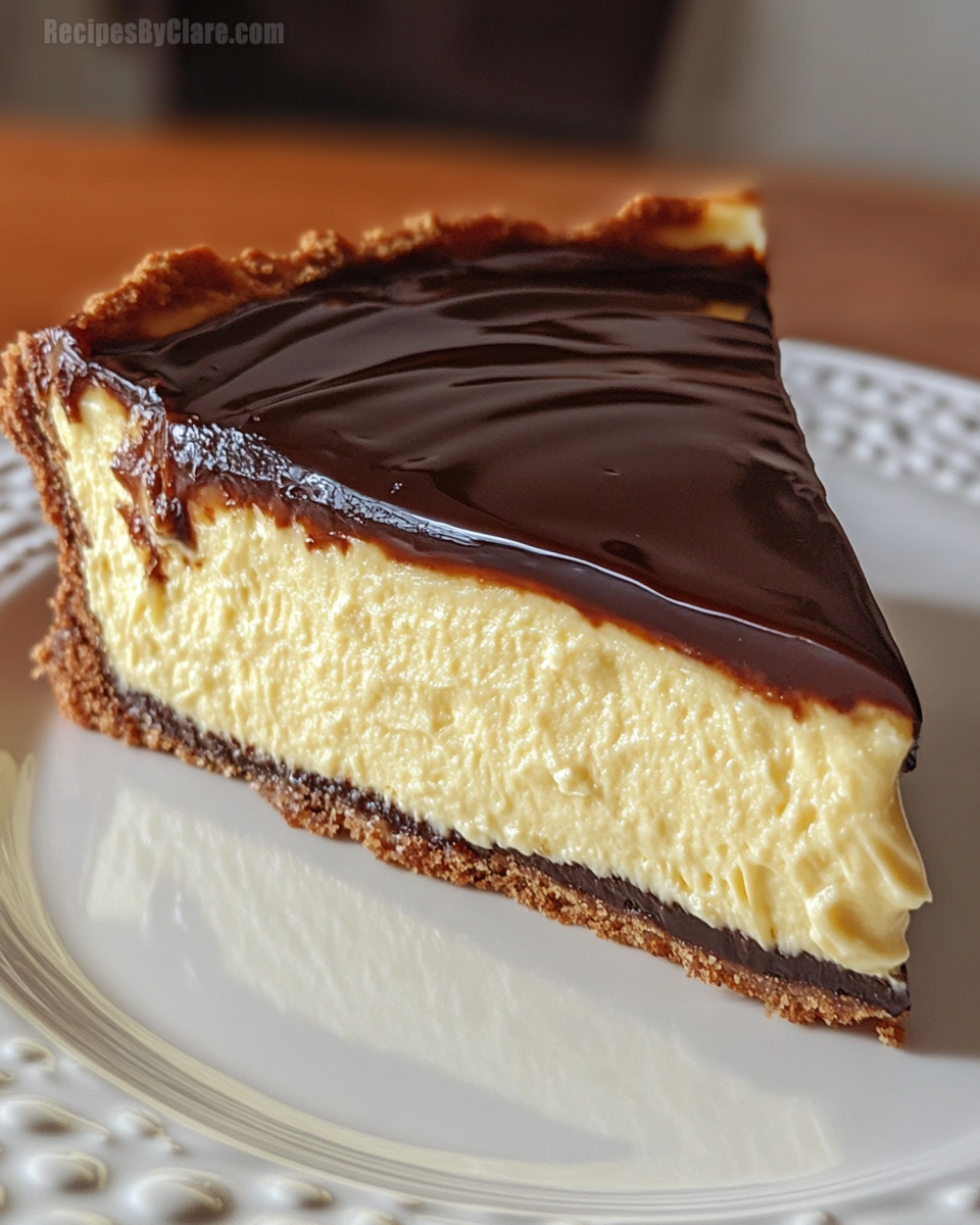 Boston Cream Pie Cheesecake