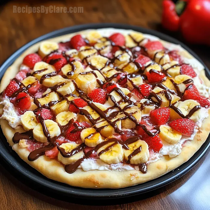 Banana Split Fruit Pizza