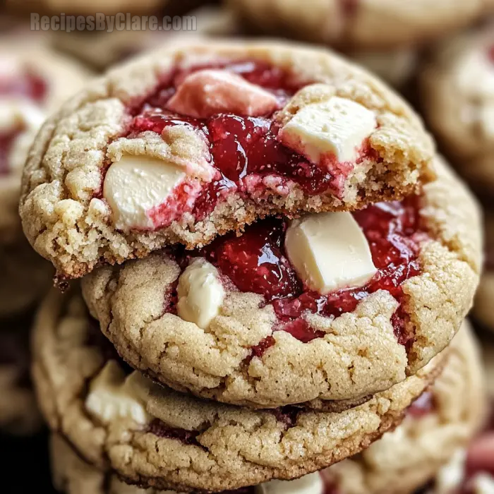 Irresistible Strawberry Cheesecake Cookies