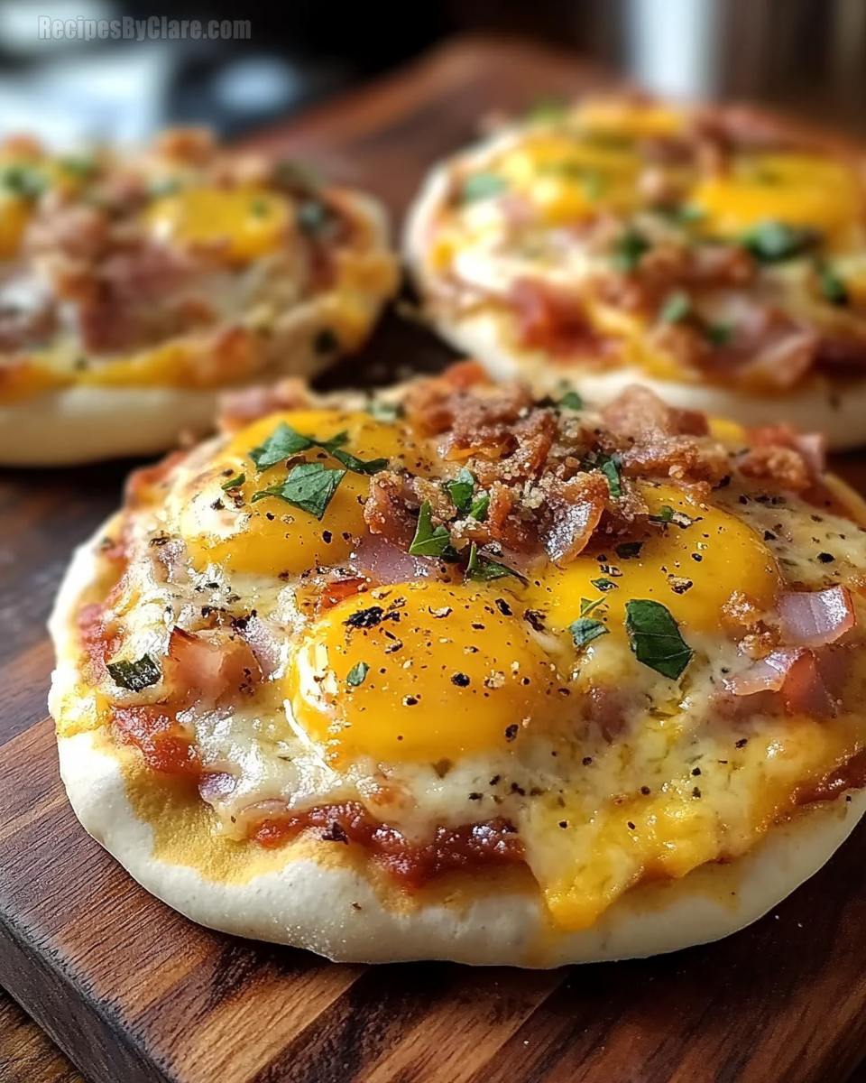 English Muffin Breakfast Pizza