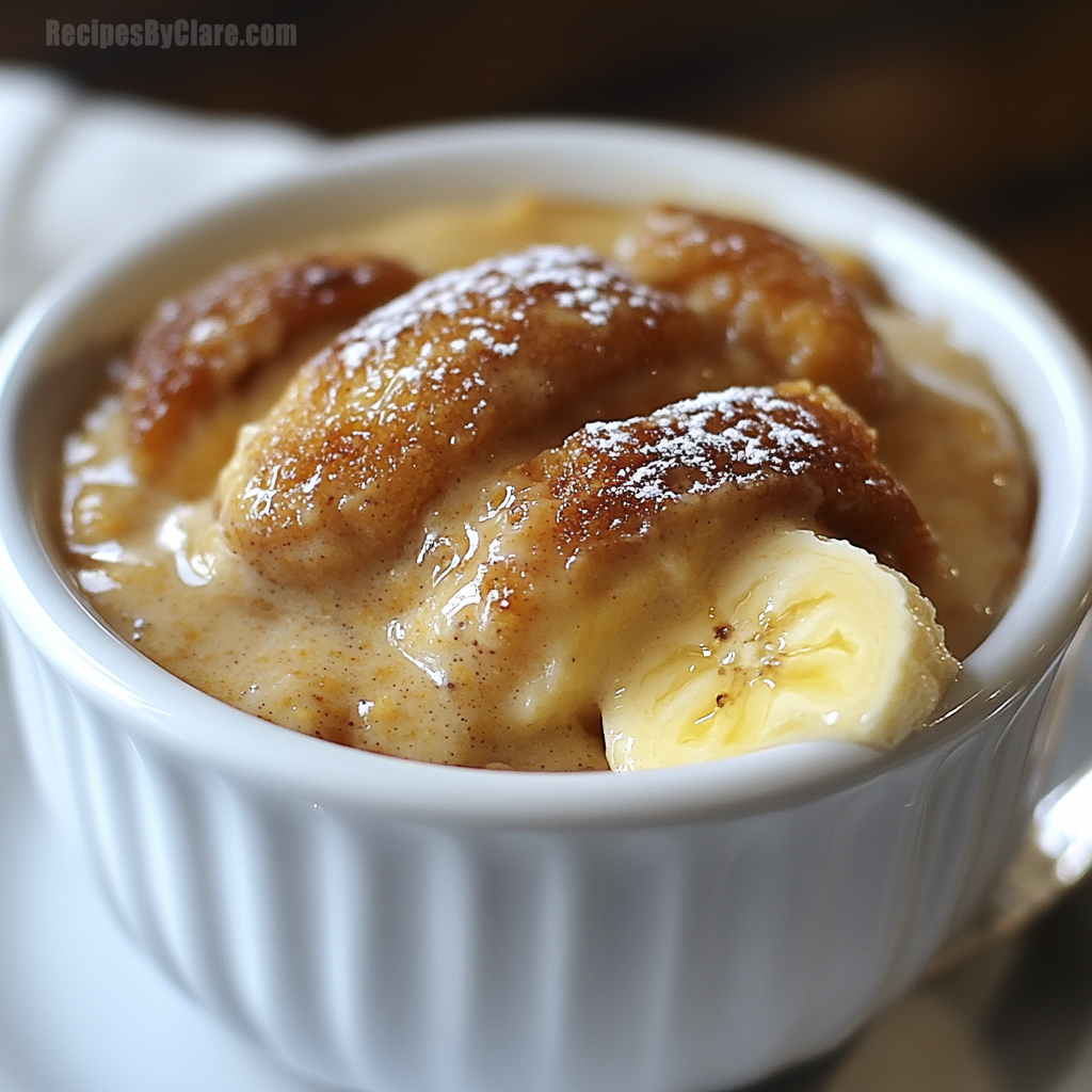 Delicious Banana Malva Pudding