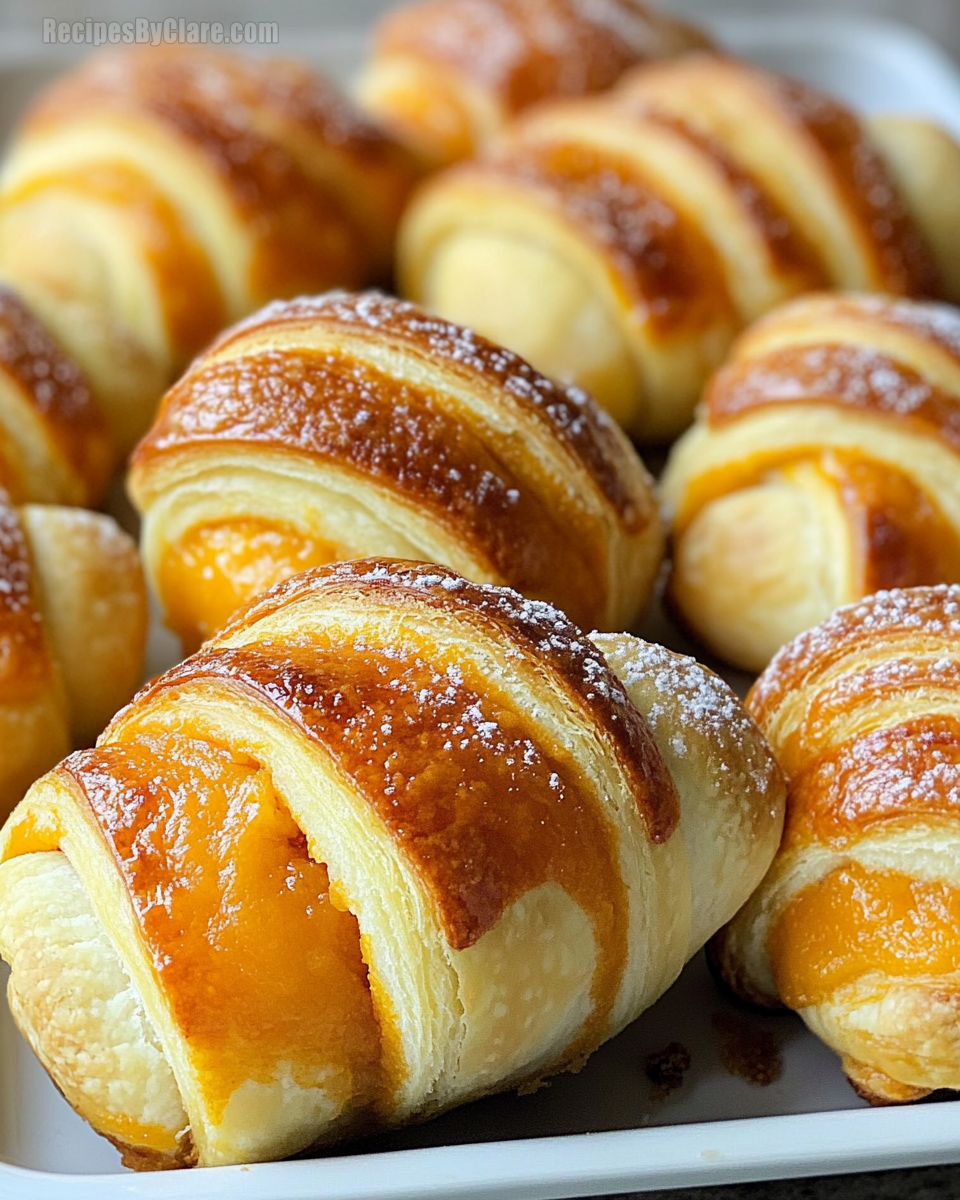 Mini Pumpkin Pie Crescent Rolls