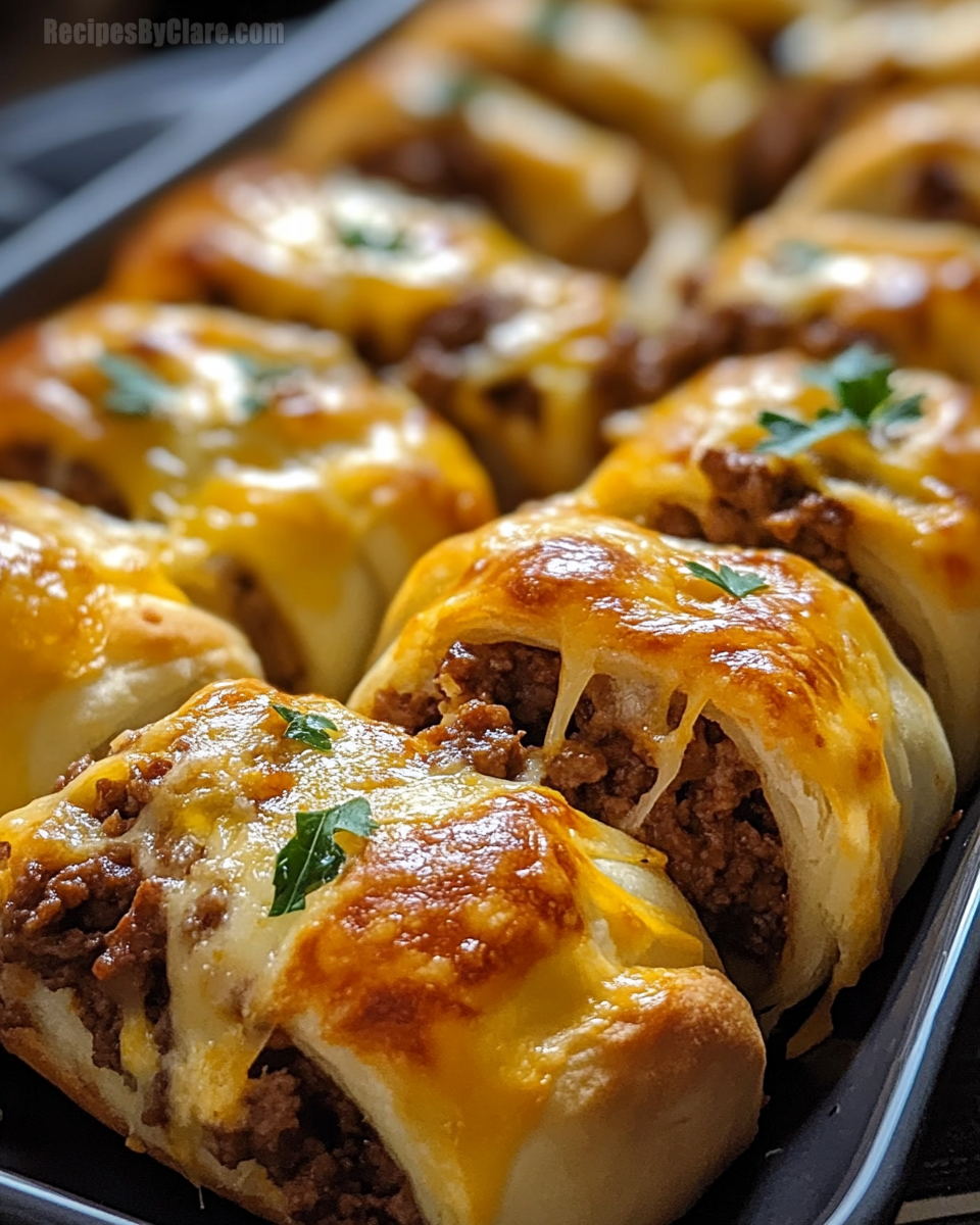 Cheesy Beefy Roll-Ups