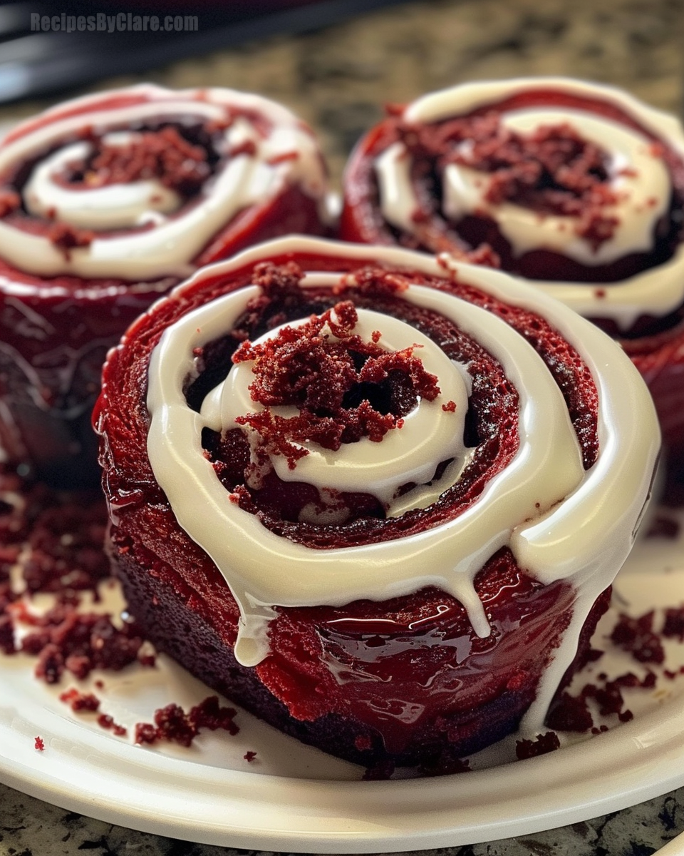 Red Velvet Cinnamon Rolls