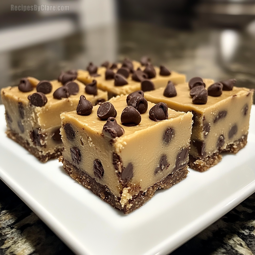 Chocolate Chip Cookie Dough Bars