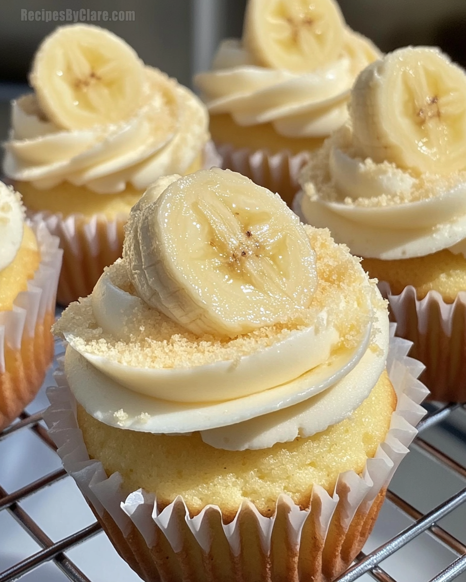 Banana Cream Cupcakes