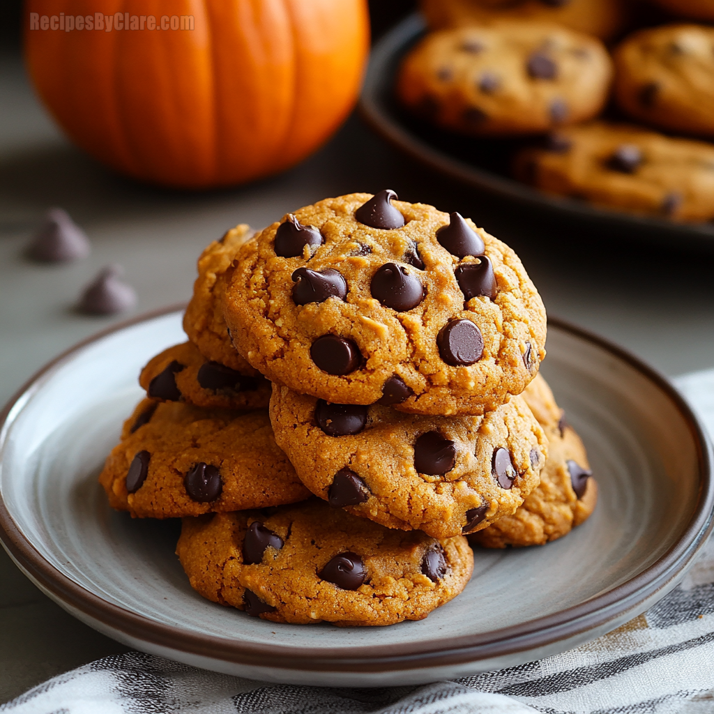 Pumpkin Chocolate Chip Cookies