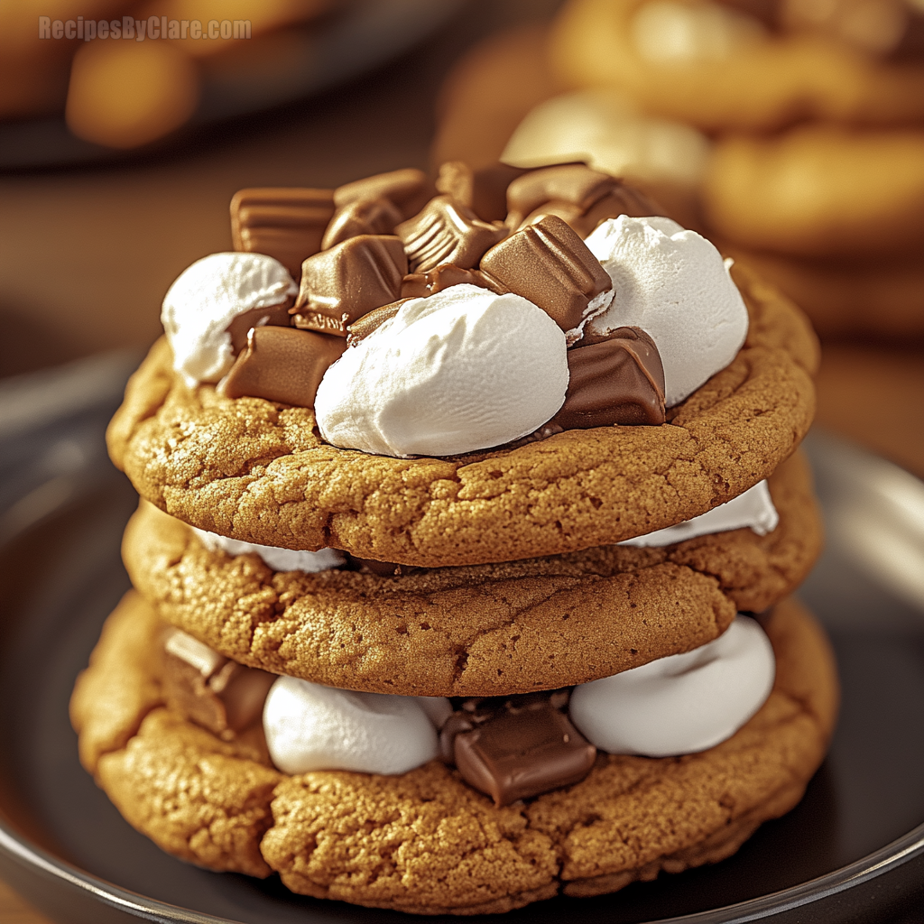 Pumpkin S’mores Cookies