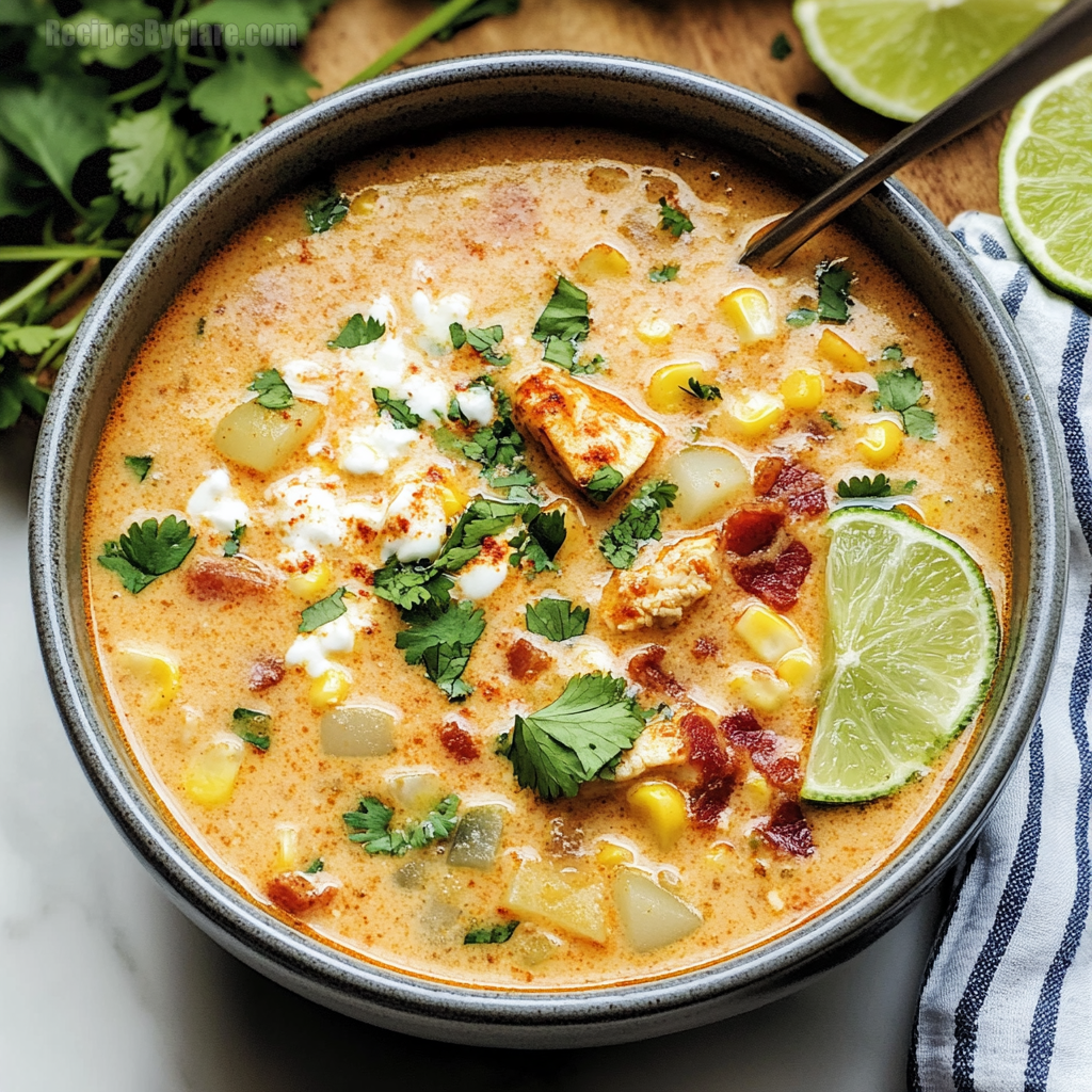 Slow Cooker Mexican Street Corn Soup