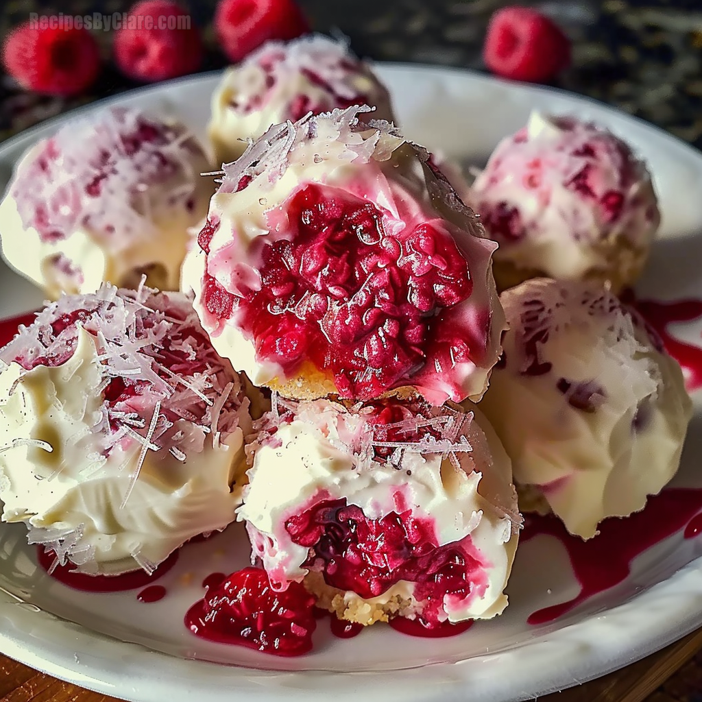 Raspberry Cream Cheese Bites