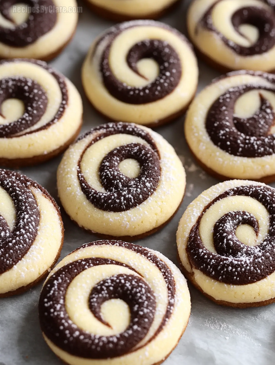 Christmas Butter Swirl Cookies