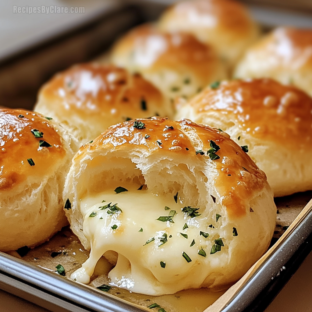 Pillsbury Biscuit Garlic Butter Cheese Bombs