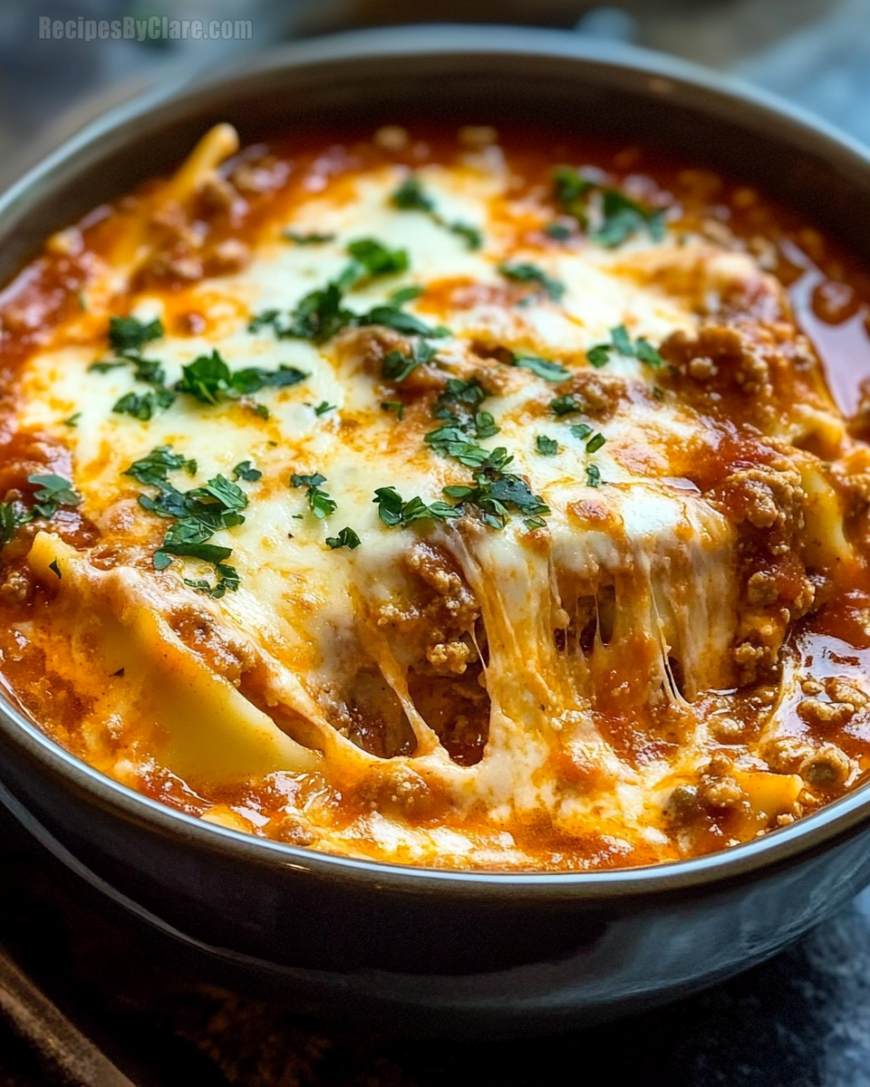 Lasagna Soup