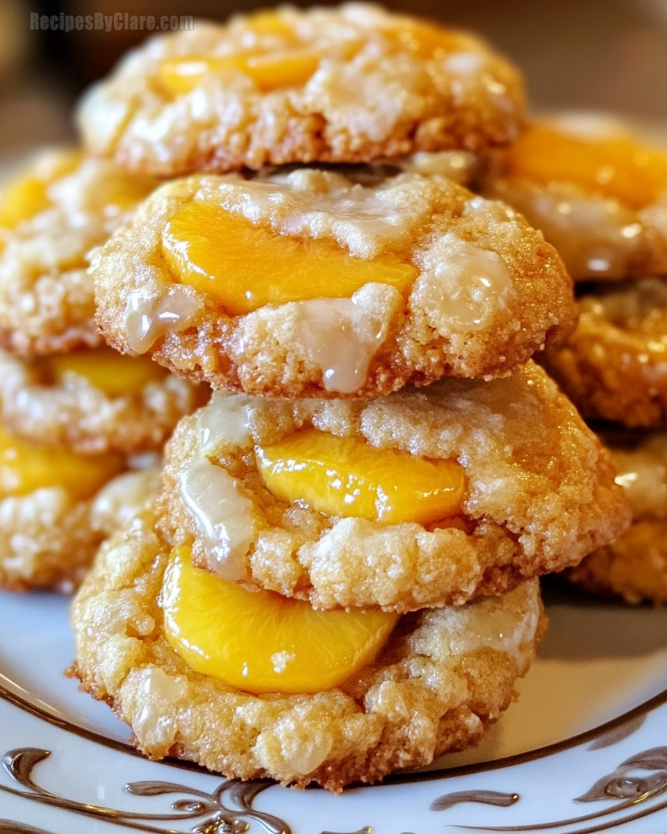 Peach Cobbler Cookies