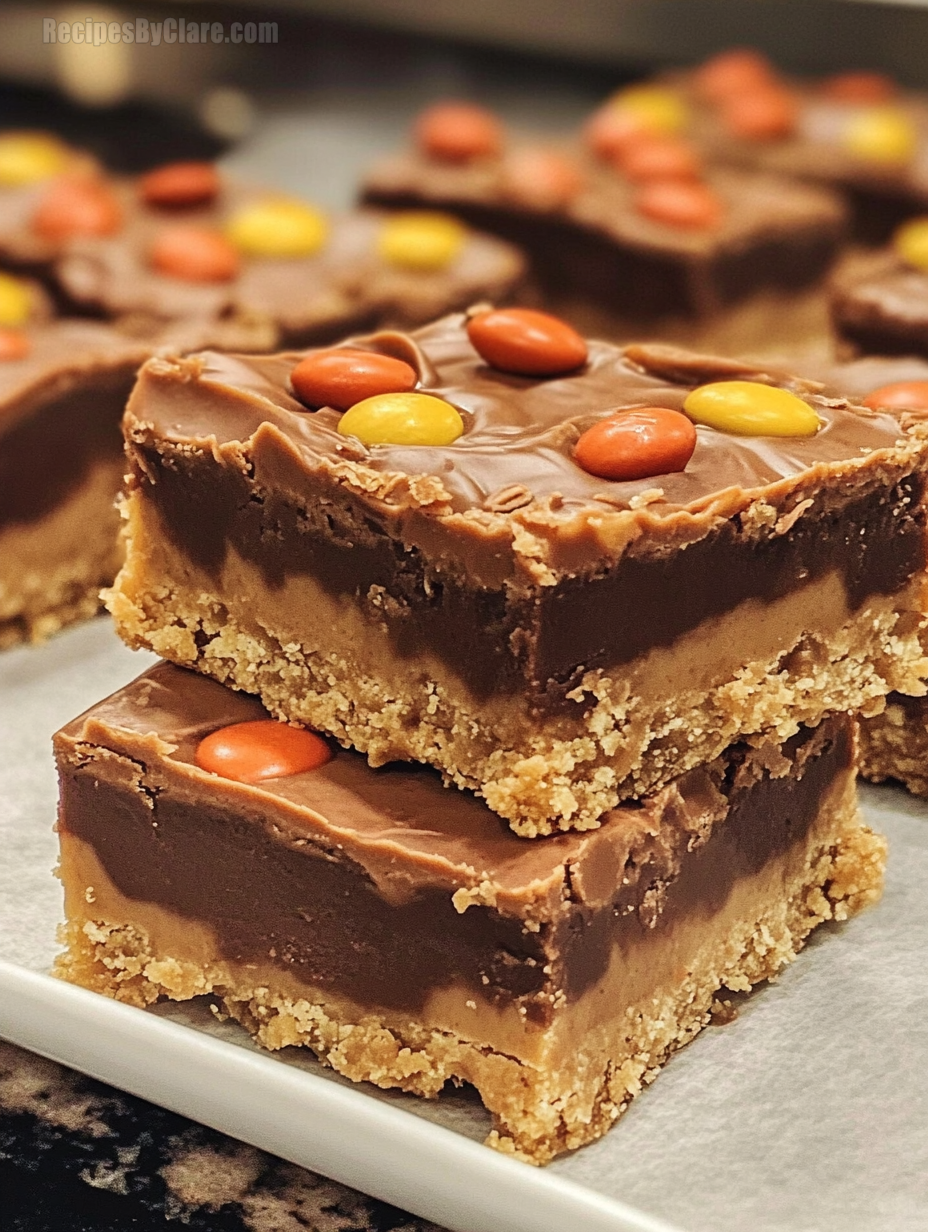 Reese's Peanut Butter No-Bake Bars