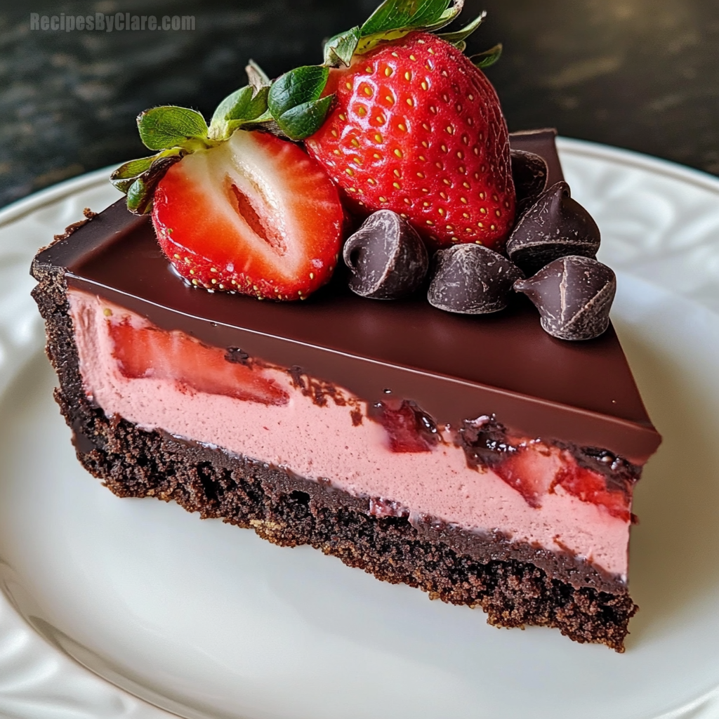 Chocolate Strawberry Cheesecake