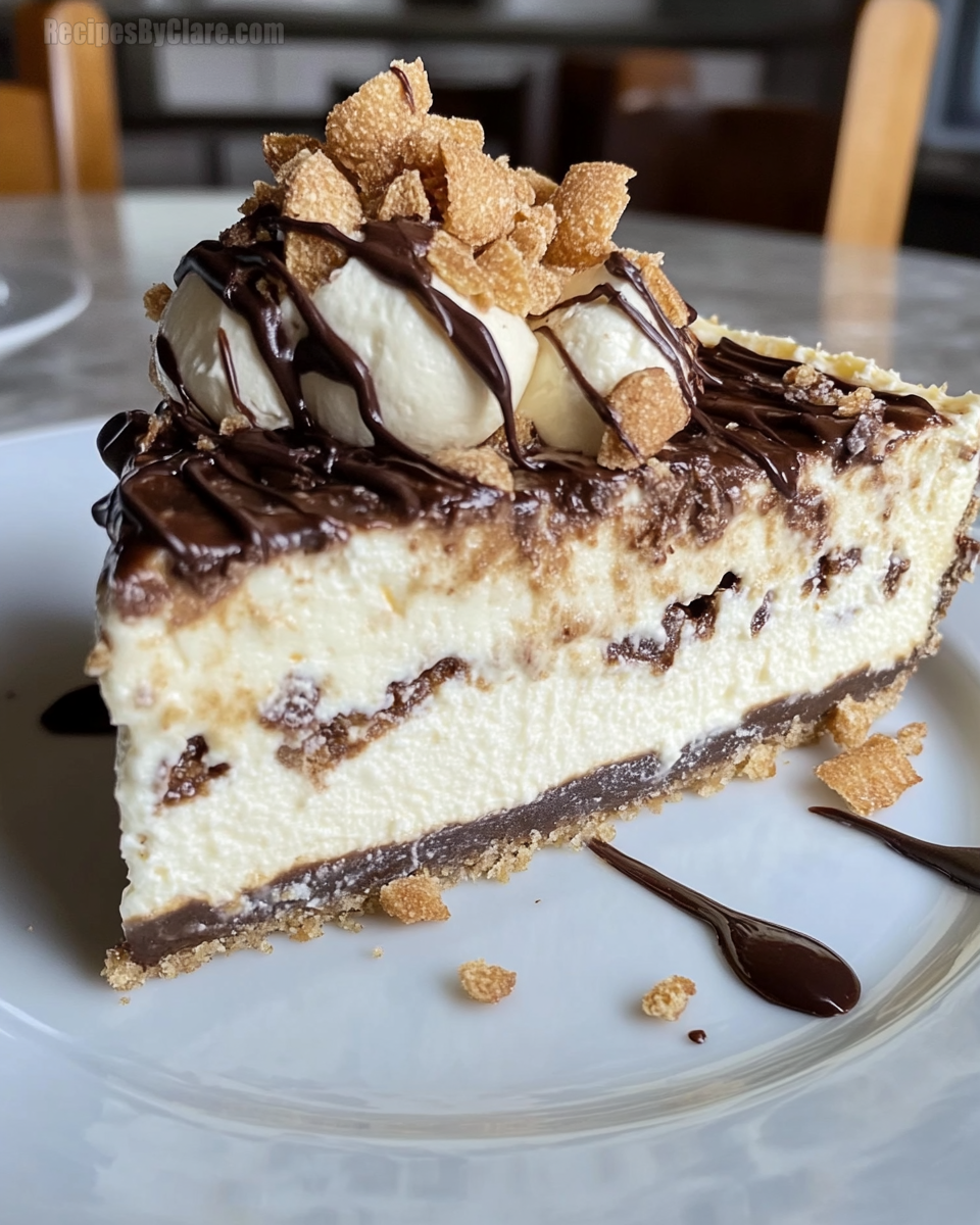 Homemade Cannoli Cheesecake