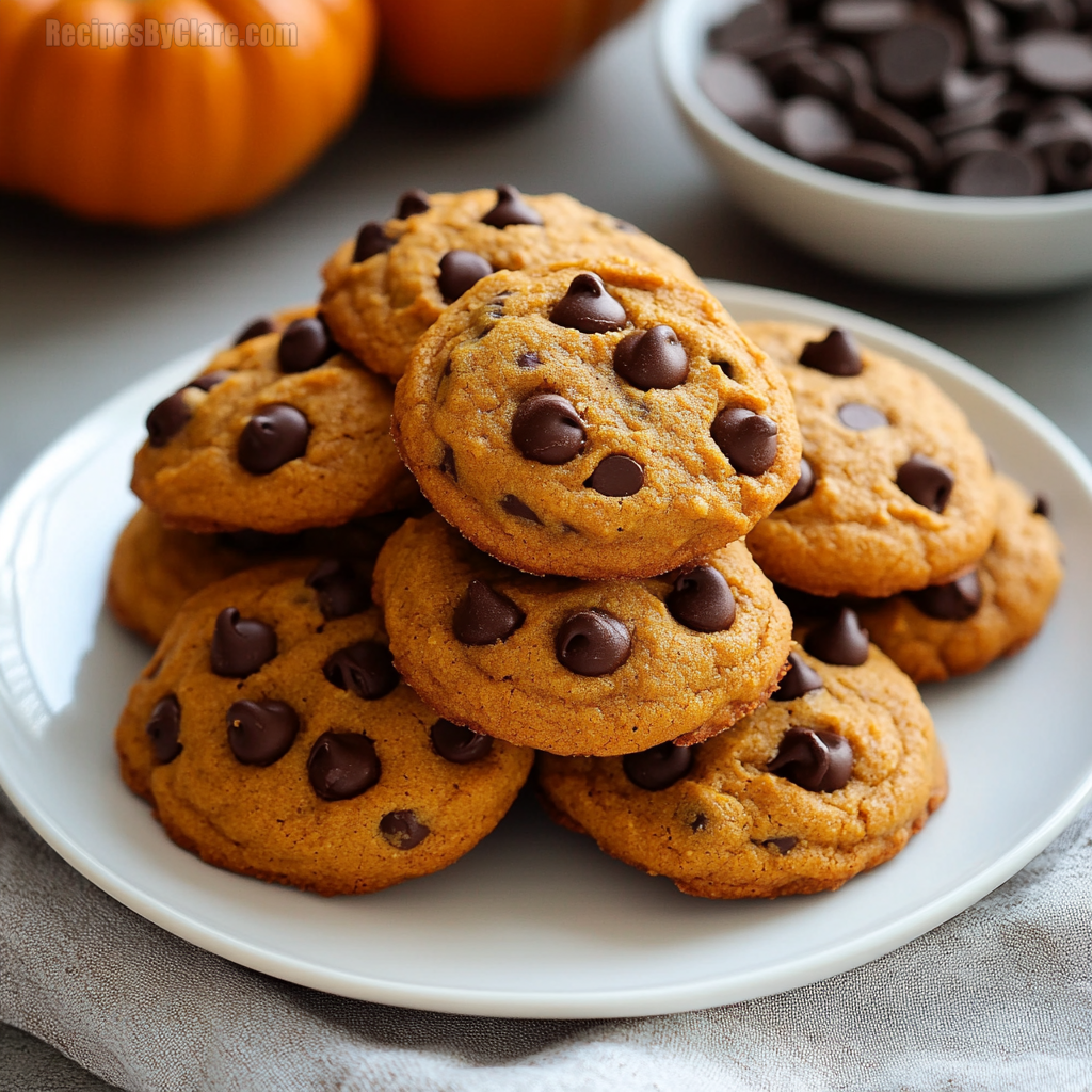 Pumpkin Chocolate Chip Cookies