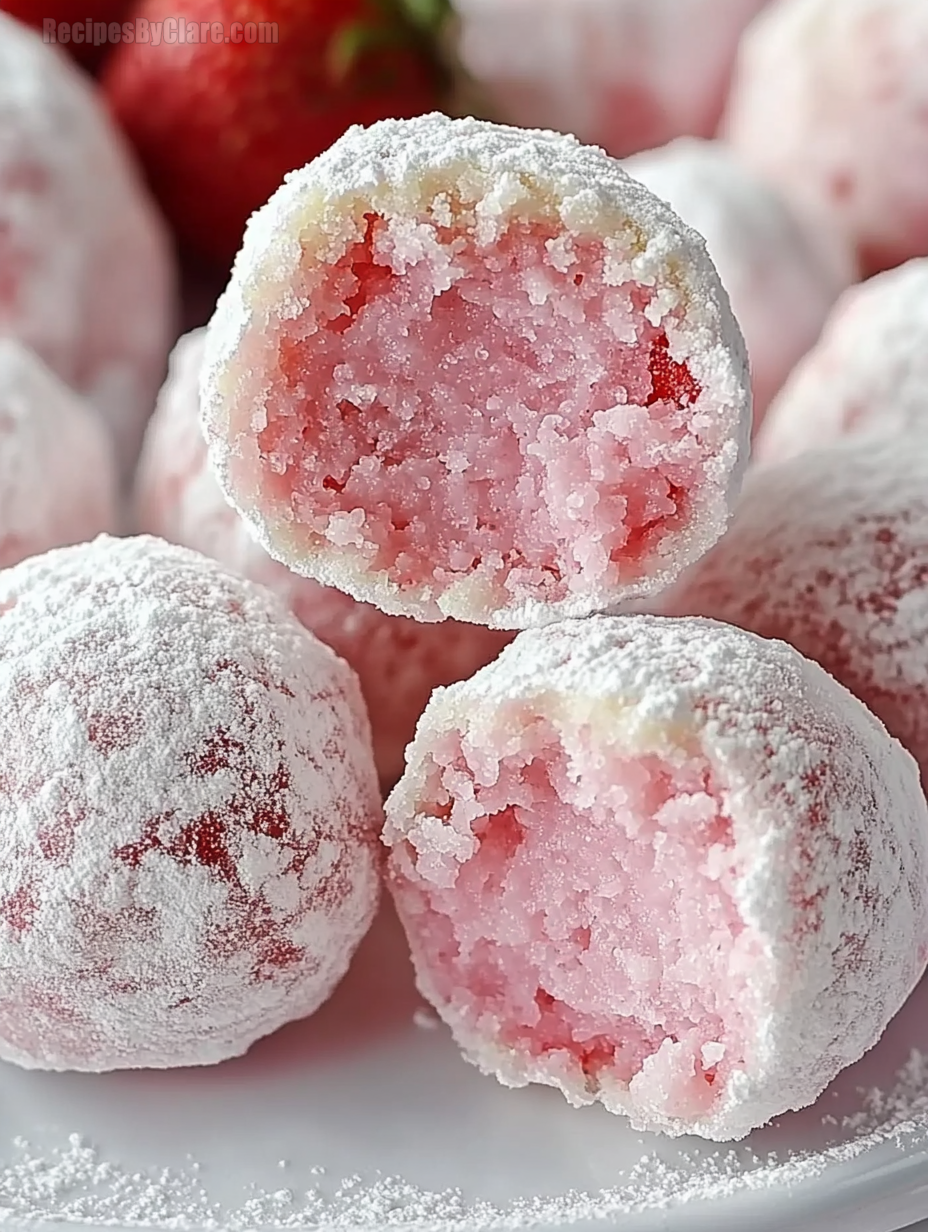 Strawberry Dream Truffles