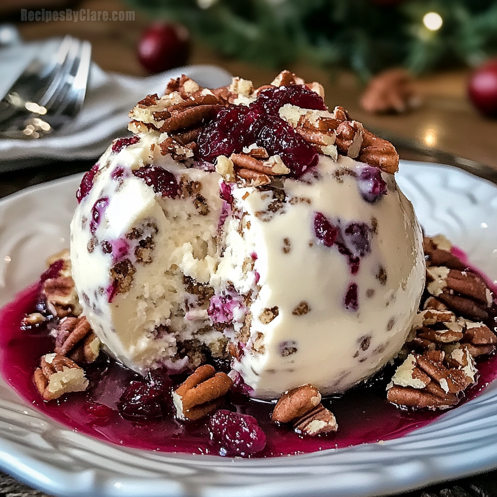 Cranberry Pecan Cheesecake Ball